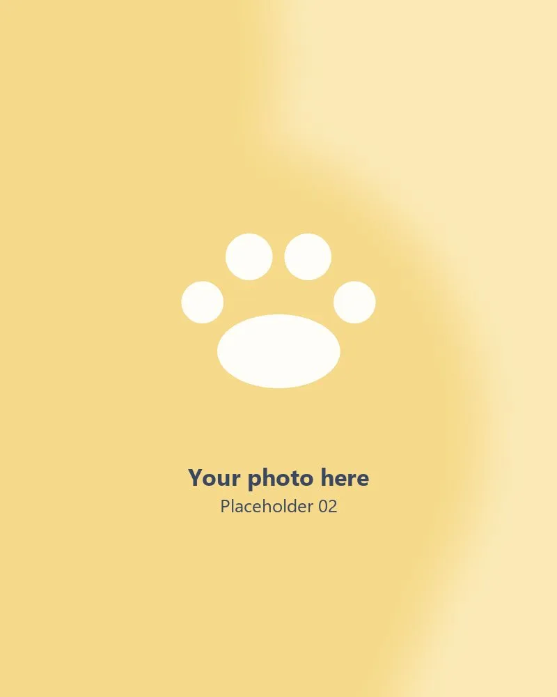 Placeholder photo 2 — replace with a photo of a groomed pup